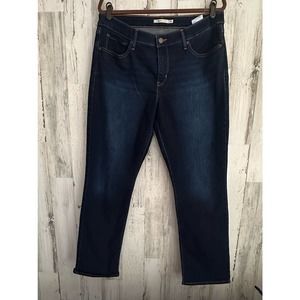 Levi's Women's Straight Leg Jeans - Dark Blue